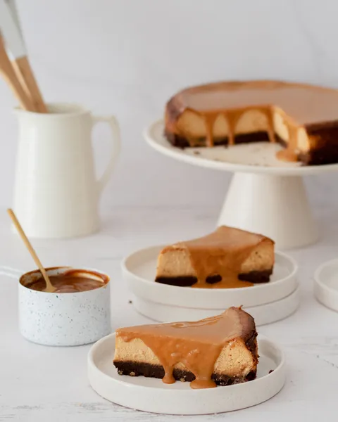 Cheescake de dulce de leche