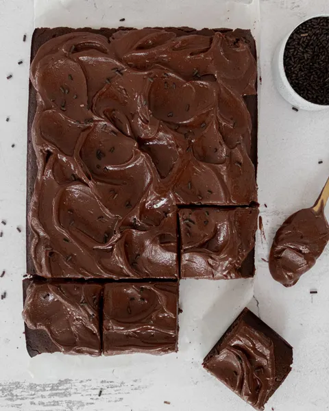 Sheet cake de chocolate