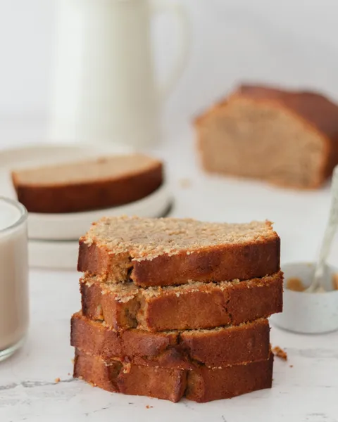 Budín de banana integral