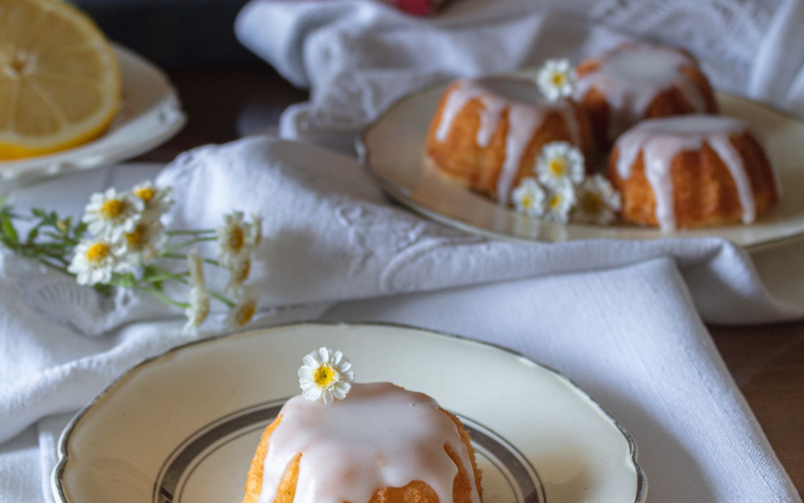 Receta de bundt cake de limón