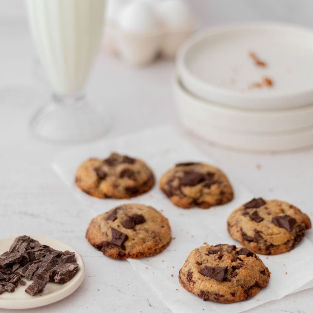Receta de cookies con chips chocolate