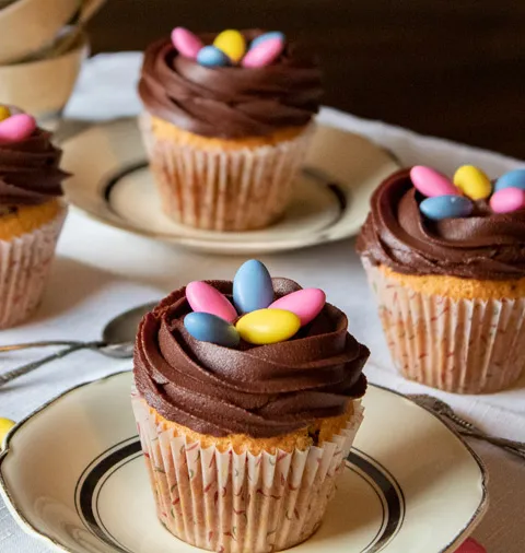 Receta de cupcakes de pascua